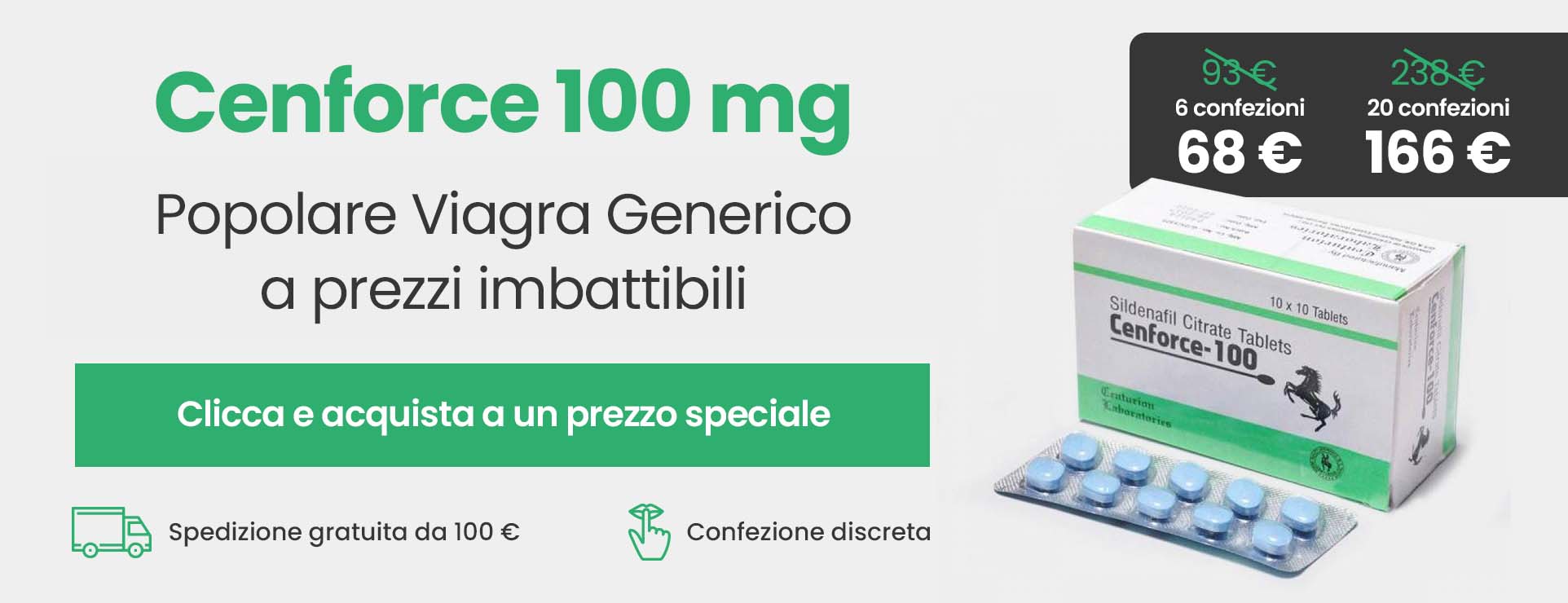 Cenforce 100 mg Sildenafil – offerta speciale