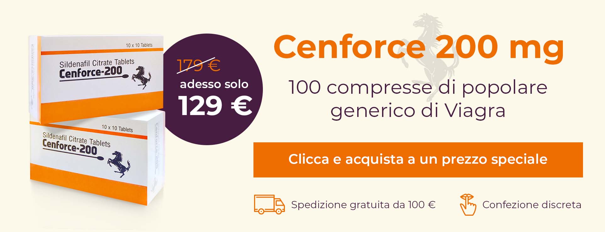 Cenforce 200 mg Sildenafil – offerta speciale