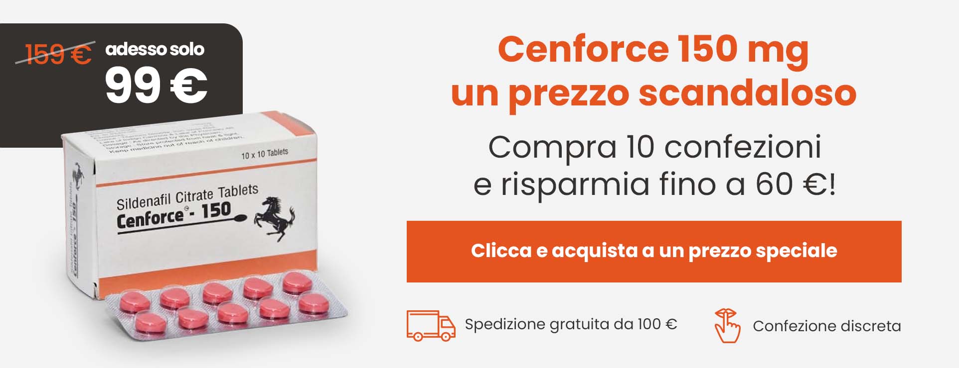 Cenforce 150 mg Sildenafil – offerta speciale