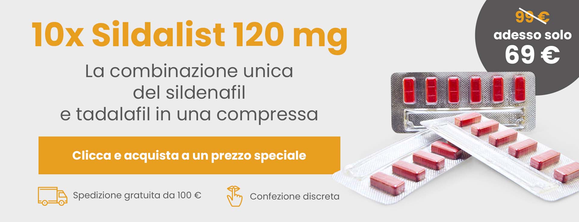Sildalist 120 mg – Sildenafil + Tadalafil